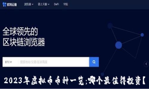   
2023年虚拟币币种一览：哪个最值得投资？